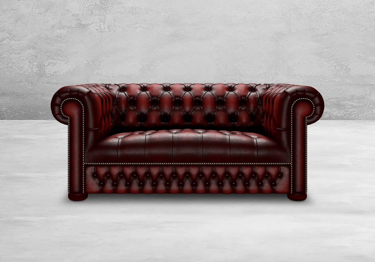 Linwood Chesterfield Sofa und Sessel – Bild 9