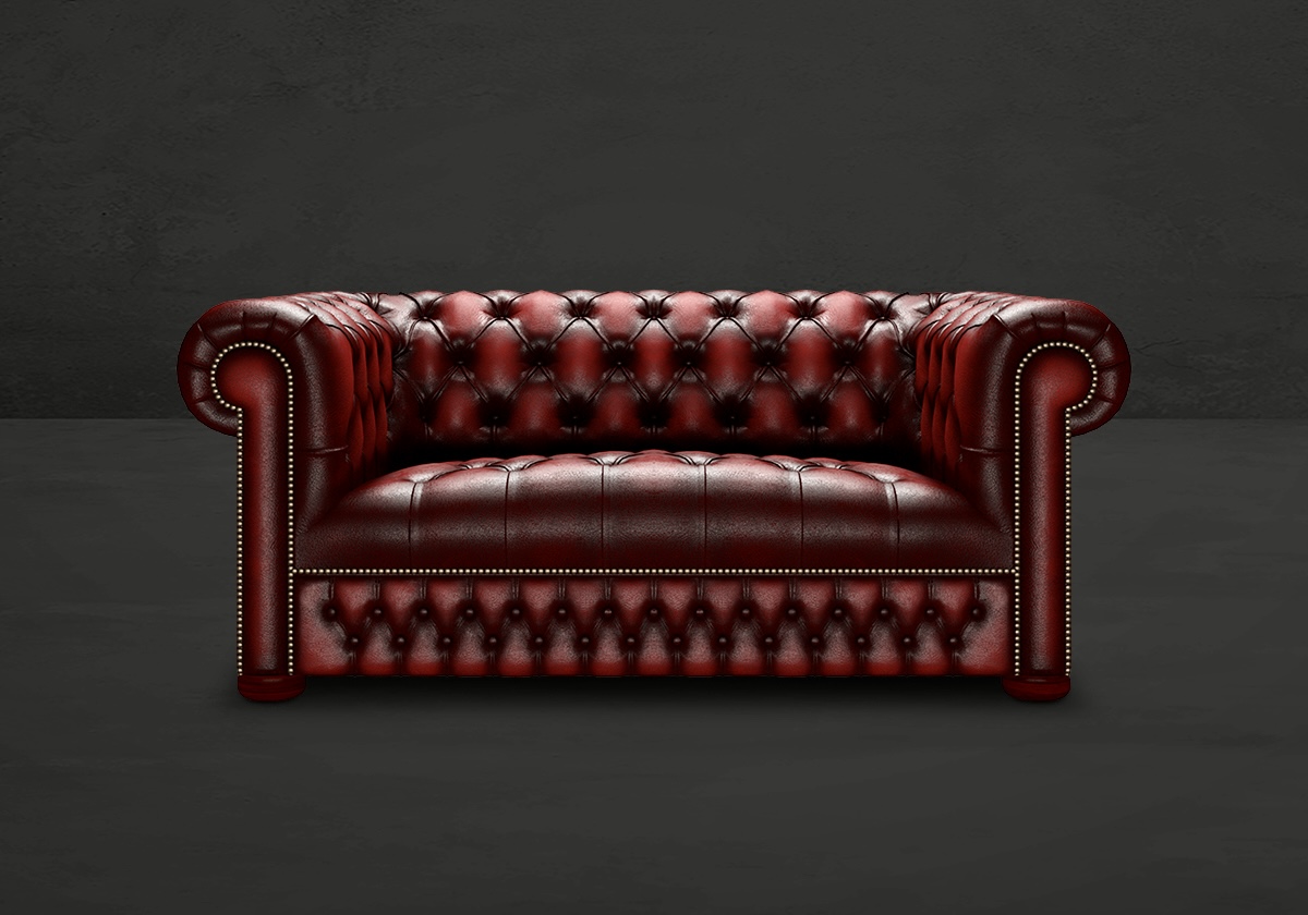 Linwood Chesterfield Sofa und Sessel – Bild 3